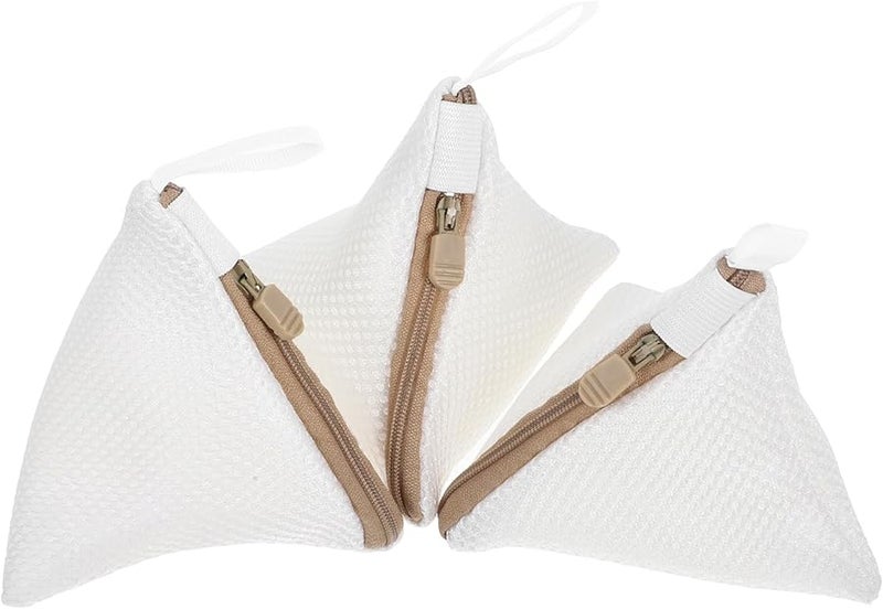 BESPORTBLE 3 قطع أكياس غسيل صغيرة شبكية حقيبة شبكية من البوليستر للأنسجة الحساسة الجوارب الأحذية - Image 1